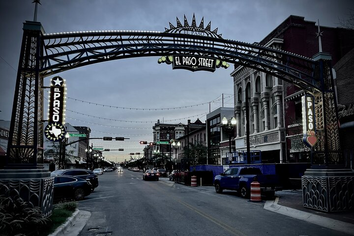 Haunted El Paso city entrance in El Paso, TX on the El Paso ghost tour